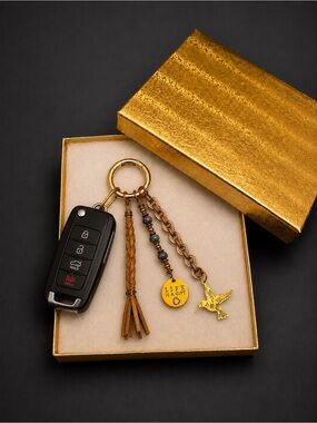 Luxe Tree of Life Bag Charm/Key Ring